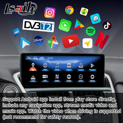 Lexus NX200t 10.25 Touchscreen-Upgrade Hexa Prozessor Android Auto Wireless Carplay