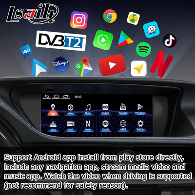 ES300h ES250 ES350 Lexus Android Bildschirm-Upgrade Carplay Android Auto Dash Cam 10,25" Lsailt