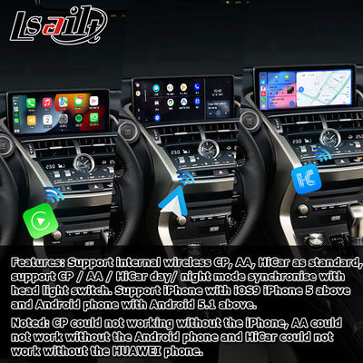 NX300 NX300h Lexus Android großer Bildschirm 10,25 Zoll Android Carplay-Upgrade