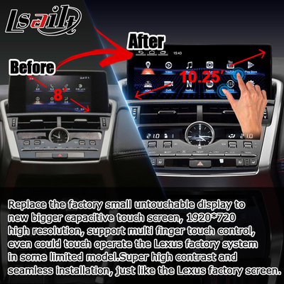 NX300 NX300h Lexus Android großer Bildschirm 10,25 Zoll Android Carplay-Upgrade
