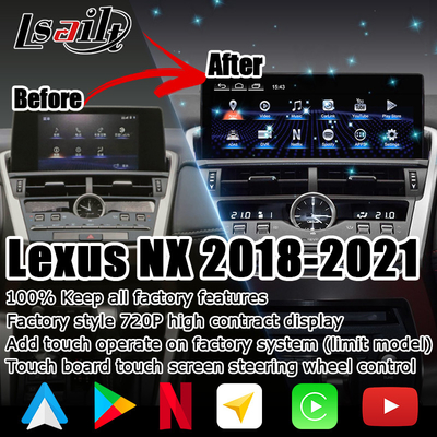 NX300 NX300h Lexus Android großer Bildschirm 10,25 Zoll Android Carplay-Upgrade