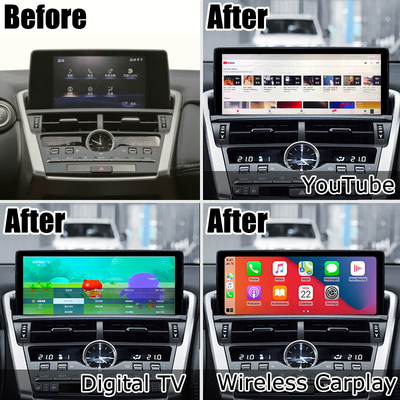 NX300 NX300h Lexus Android großer Bildschirm 10,25 Zoll Android Carplay-Upgrade