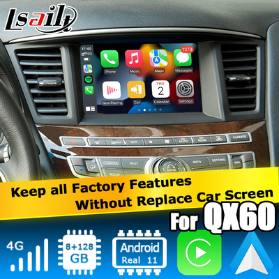 Infiniti QX60 GPS Android Auto Carplay Navigationssystem Multimedia-Schnittstelle Android 11 8+128GB