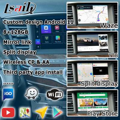 Infiniti QX60 GPS Android Auto Carplay Navigationssystem Multimedia-Schnittstelle Android 11 8+128GB