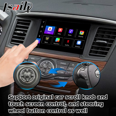 Nissan Pathfinder Andorid 11 Carplay Android-Auto-Navigationssystem Online-Navigation Videospiel