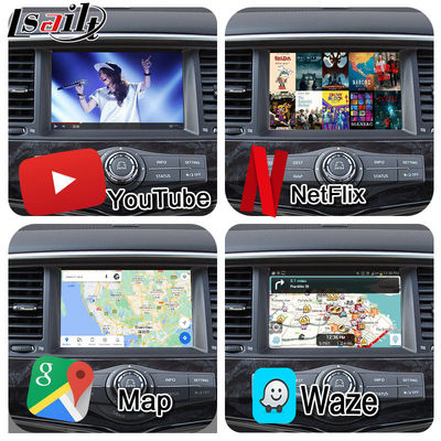 Lsailt 8G Android Multimedia-Schnittstelle für Nissan Patrol 2020-2023 Android-Upgrade-Modul Integriert mit Google Map, CarPlay, YouTube