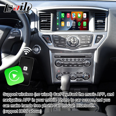Lsailt 8GB Android Multimedia-Schnittstelle für Nissan Pathfinder R52 2018-Patrol Carplay Android Auto Wireless Modul
