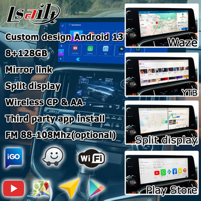 Lexus LX600 LX700h 2022 Android Multimedia-Videooberfläche basiert auf Qualcomm 6125 8+128 Android 13