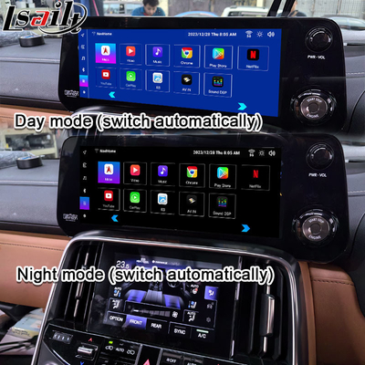 Lsailt Qualcomm Android Video-Schnittstelle für Lexus LX600 LX500d RX ES NX 2021- Unterstützung von YouTube, NetFlix, Wireless CarPlay