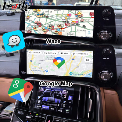 Lsailt Qualcomm Android Video-Schnittstelle für Lexus LX600 LX500d RX ES NX 2021- Unterstützung von YouTube, NetFlix, Wireless CarPlay