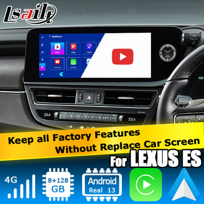 Lexus ES300h ES350 ES250 2023 Android 13 Multimedia-Schnittstelle basierend auf Qualcomm 6125