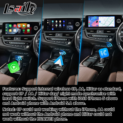 Lexus ES300h ES350 ES250 2023 Android 13 Multimedia-Schnittstelle basierend auf Qualcomm 6125