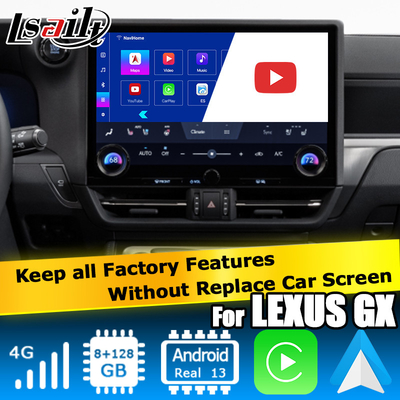 Lexus GX550 GX550h Anroid 13 Videooberfläche basiert auf Qualcomm 6125 8+128GB