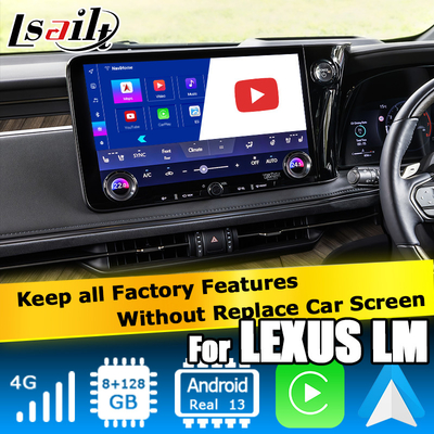 Android 13 8+128 Android Multimedia-Schnittstelle für Lexus LM LM350h 2023