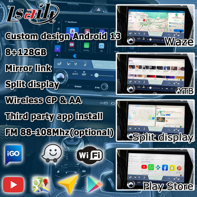 Lexus RZ Android 13 Multimedia-Schnittstelle 8+128GB Qualcomm Octa Core Carplay Android Auto