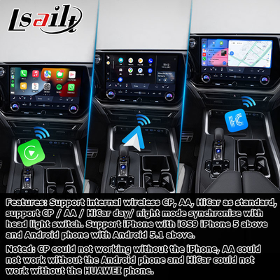 Lexus TX550h+ TX350 TX500h Android 13 Video-Schnittstelle mit Octa-Core 2.0Ghz 8+128GB Carplay