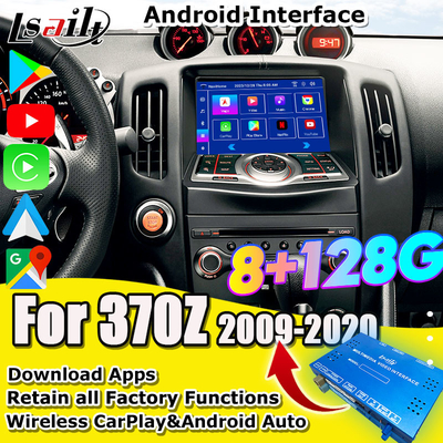 HDMI 8G Android Multimedia-Schnittstelle mit CarPlay, YouTube, Google Play, NetFlix für Nissan Patrol 370Z Quest, Android 13
