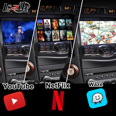 HDMI 8G Android Multimedia-Schnittstelle mit CarPlay, YouTube, Google Play, NetFlix für Nissan Patrol 370Z Quest, Android 13