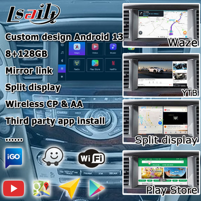 Android 13 Carplay Schnittstelle Box Yandex Navi Für Infiniti QX60 / JX35 Qualcomm 8+128 System