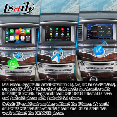 Android 13 Carplay Schnittstelle Box Yandex Navi Für Infiniti QX60 / JX35 Qualcomm 8+128 System