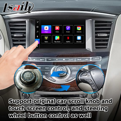Android 13 Carplay Schnittstelle Box Yandex Navi Für Infiniti QX60 / JX35 Qualcomm 8+128 System