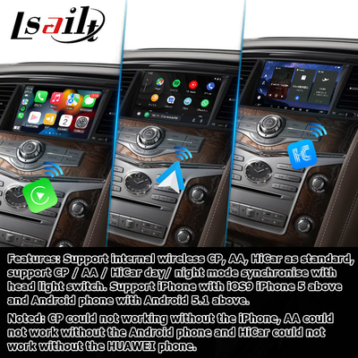 Infiniti QX80 / QX56 Android Auto Carplay Schnittstelle basiert auf Qualcomm 8+128