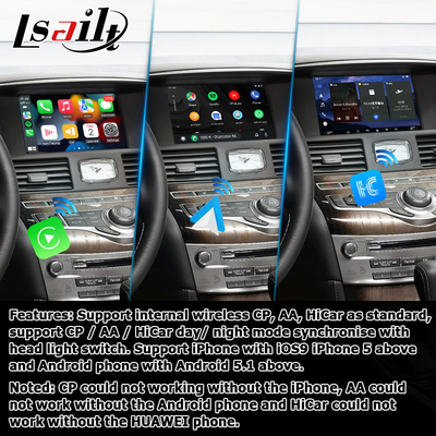 Android 13 8+128 Carplay Video-Schnittstelle Für Infiniti Q70 / M35 M37 Fuga Unterstützung Youtube