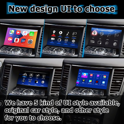 Android 13 Navigation Auto Video-Schnittstelle Unterstützung Waze / Youtube Für Infiniti QX70 / FX50 FX35 FX37