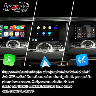 Lsailt 8G CarPlay&Android Video-Schnittstelle für Nissan Maxima 09-15 Infiniti G37 mit Google, YouTube, NetFlix