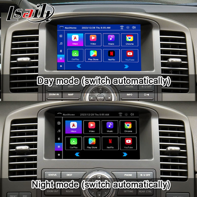 Lsailt Android 13 Smart Infortainment Interface für Nissan Navara D40, Pathfinder R51 mit drahtlosem CarPlay, NetFlix