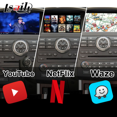 Lsailt Android 13 Smart Infortainment Interface für Nissan Navara D40, Pathfinder R51 mit drahtlosem CarPlay, NetFlix