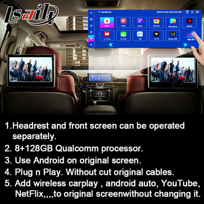 Nissan Multmedia Interface für Teana J32 Murano Quest Patrol Android 13 Infotainment Modul mit NetFlix, YouTube