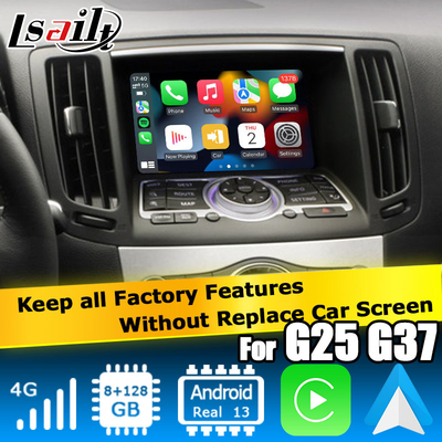 Infiniti G-Serie Skyline G37 G25 G35 Q40 V36 Android 13 Videooberfläche mit Carplay Android Auto