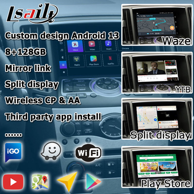Infiniti G-Serie Skyline G37 G25 G35 Q40 V36 Android 13 Videooberfläche mit Carplay Android Auto