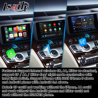 Nissan Elgrand E51 Serie 3 Android 13 Qualcomm 8+128GB Carplay Android Auto Video-Schnittstelle