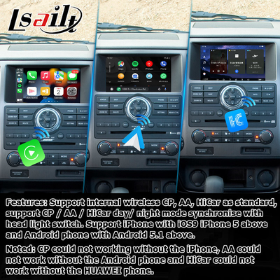 Nissan Armada TA60 Fabrik-Stil Android Multimedia-Video-Schnittstelle, unterstützen Sie drahtlose Carplay Android Auto