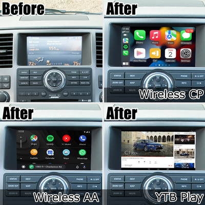 Nissan Armada TA60 Fabrik-Stil Android Multimedia-Video-Schnittstelle, unterstützen Sie drahtlose Carplay Android Auto