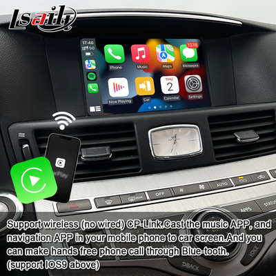 8G Qualcomm Android Multimedia-Schnittstelle für Infiniti Q70 M45 M25 2010- Wireless CarPlay Box, Android Auto, NetFlix