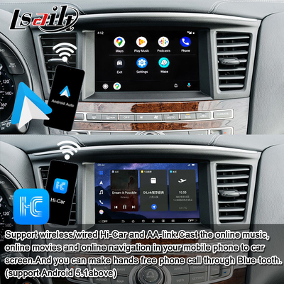 Lsailt 8G Android Multimedia-Schnittstelle für Infiniti QX60 JX35 2011-2020 Integrierte drahtlose CarPlay, Android Auto