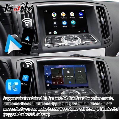Lsailt 8G Android Infotainment Modul für Infiniti Q60 G37 G35 Q40 2008-2016 inklusive drahtloses CarPlay, Android Auto