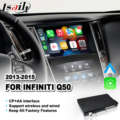 Drahtlose Android Auto Carplay Integration-Schnittstelle für 2013-2015 Infiniti Q50