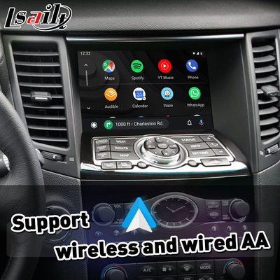 Lsailt Wireless Android Auto Mirrorlink Carplay-Schnittstelle für den Infiniti QX70 2013-2017