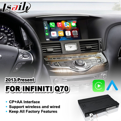Lsailt Wireless Carplay Android Auto Interface für das Jahr 2013-2019 Infiniti Q70