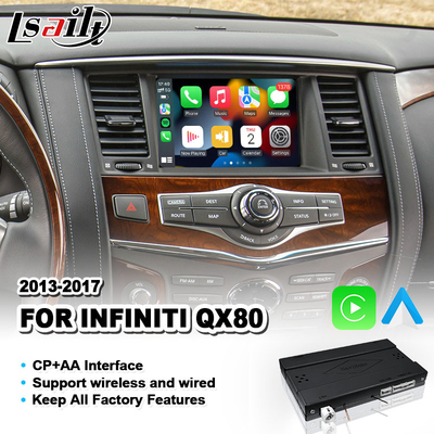 Lsailt Wireless Android Auto Carplay-Schnittstelle für Infiniti QX80 2013-2017
