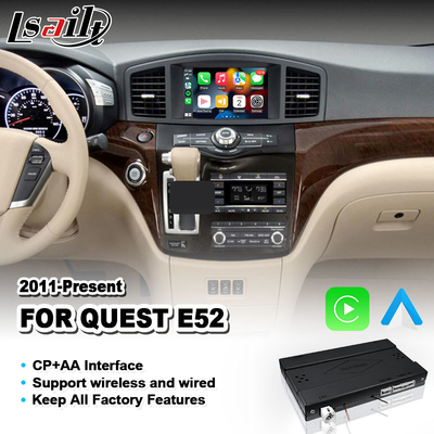 Android Auto CP AA Video Carplay-Schnittstelle für 2011-2022 Nissan Quest E52