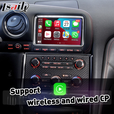 Lsailt Android Auto CP AA OEM Integration Video-Schnittstelle Carplay für Nissan GTR GT-R R35 2011-2016
