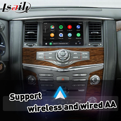 Drahtlose Carplay Android Auto-Schnittstelle für 2011-2017 Nissan Patrol Y62
