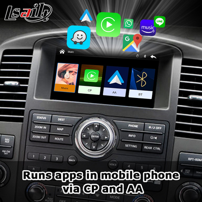 OEM-Integration drahtlose Apple CarPlay-Schnittstelle für Navara D40 Nissan Pathfinder R51 2010-2016 Android Auto,Plug and Play, Mirror Link