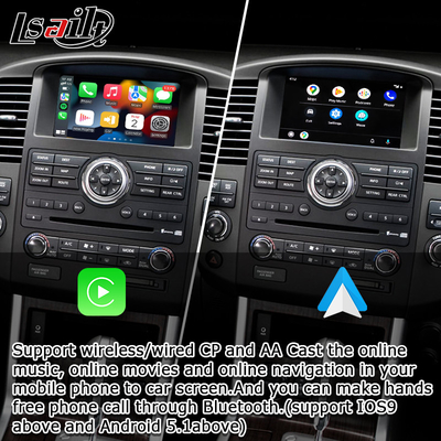 OEM-Integration drahtlose Apple CarPlay-Schnittstelle für Navara D40 Nissan Pathfinder R51 2010-2016 Android Auto,Plug and Play, Mirror Link