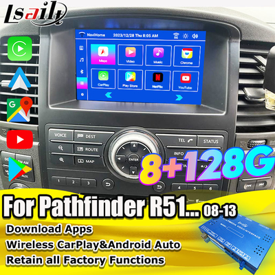 Lsailt OEM Integration Android Multimedia-Video-Schnittstelle für den Pathfinder R51 Nissan Navara D40 CarPlay&Android Auto Retrofit